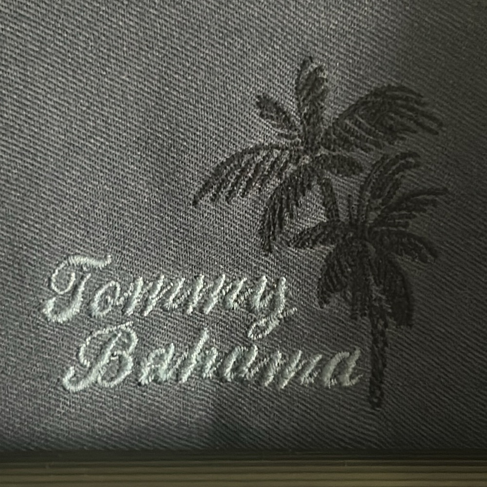 Tommy Bahama Classic Men’s Brushed Silk Short Sleeve Button Up Camp Shirt - Picture 2 of 6